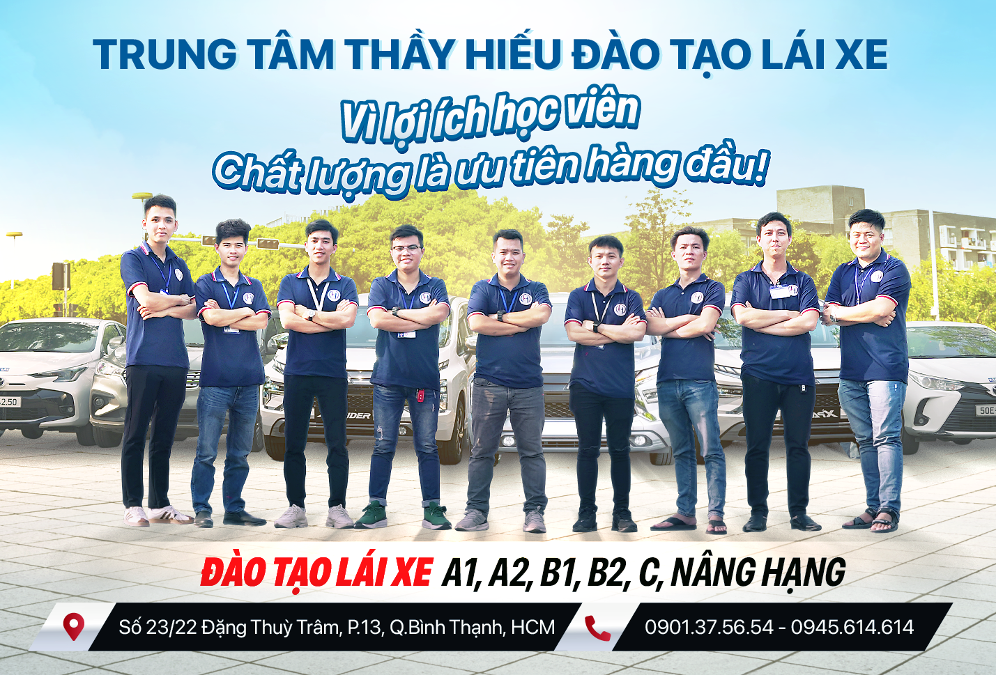 Học Lái Xe Ô Tô Tại Bình Thạnh, Gò Vấp, Thủ Đức, Phú Nhuận: Lựa Chọn Hàng Đầu Tại Trung Tâm Thầy Hiếu